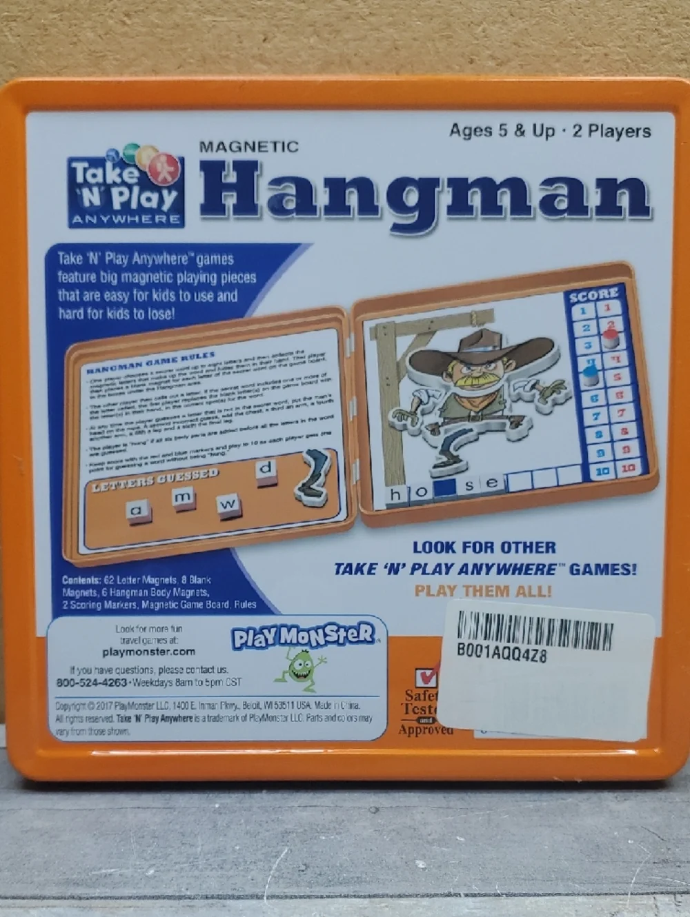 Take N Play Magnetic Hangman Game